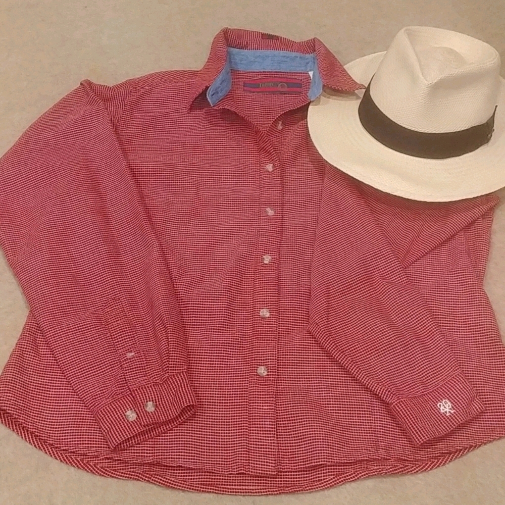 Twenty X Cotton Check Jr. Blouse